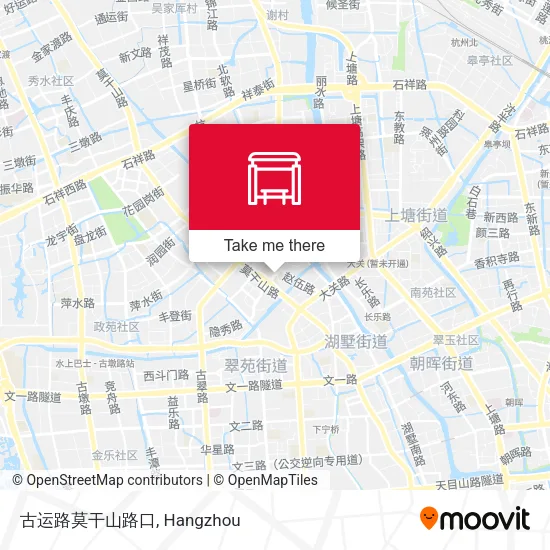 古运路莫干山路口 map