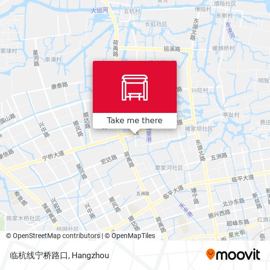 临杭线宁桥路口 map