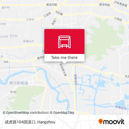 成虎路104国道口 map