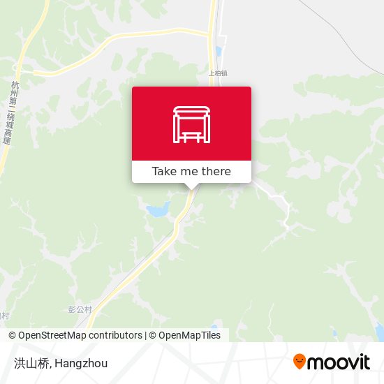 洪山桥 map
