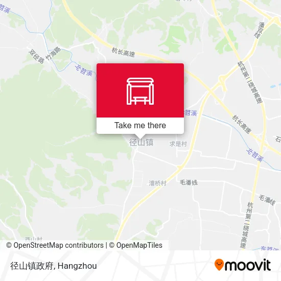 径山镇政府 map
