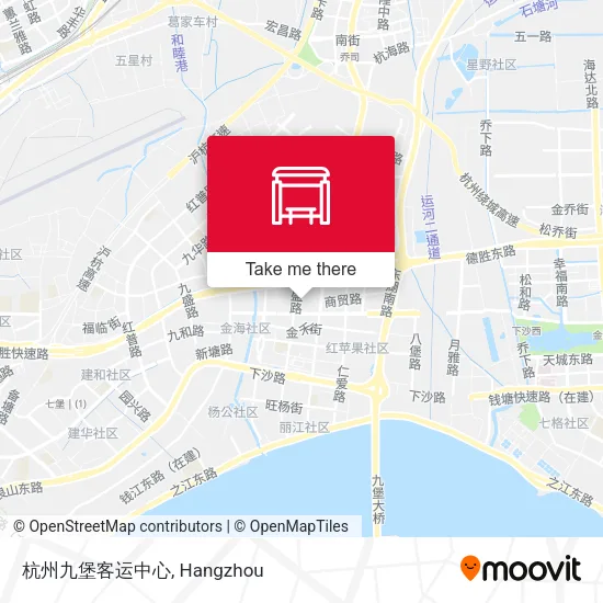 杭州九堡客运中心 map