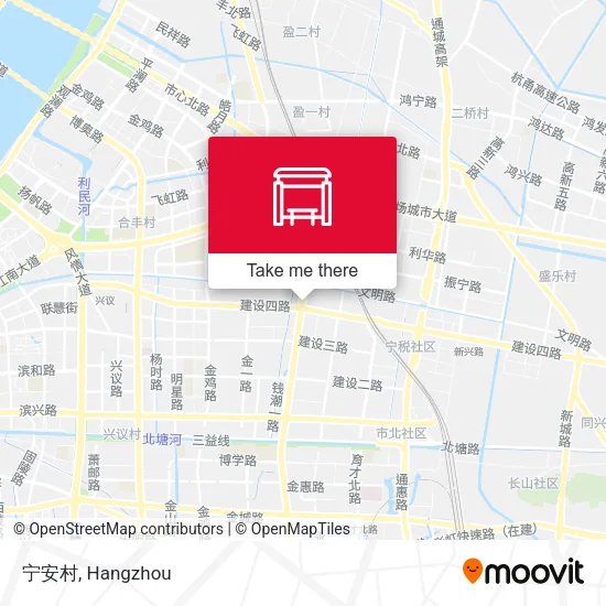 宁安村 map