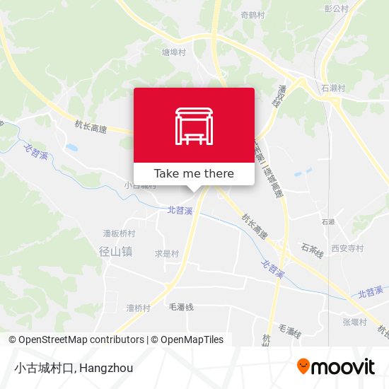 小古城村口 map