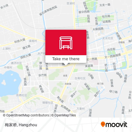 梅家桥 map