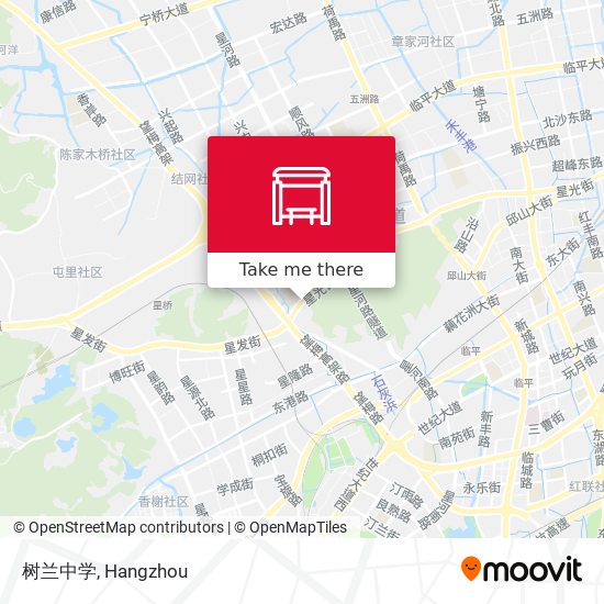 树兰中学 map