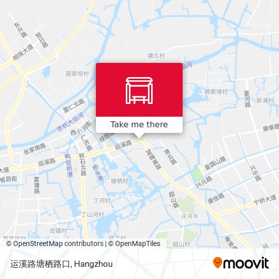 运溪路塘栖路口 map