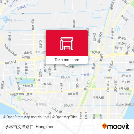 学林街文泽路口 map