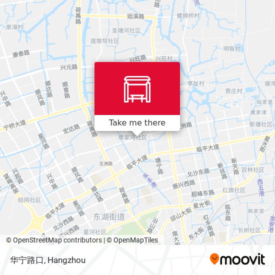 华宁路口 map