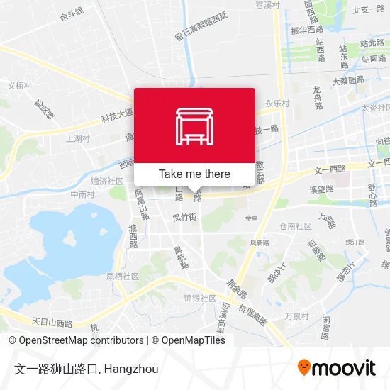 文一路狮山路口 map
