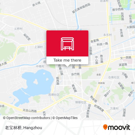 老宝林桥 map