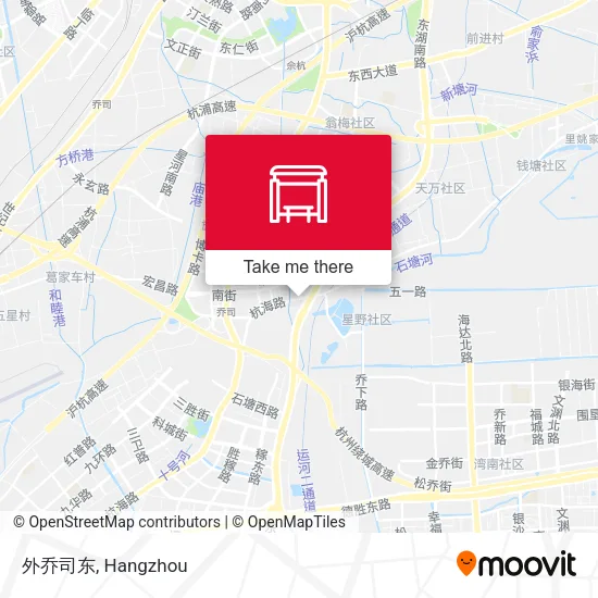 外乔司东 map
