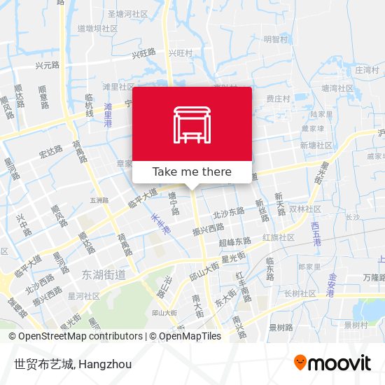 世贸布艺城 map