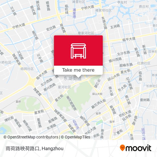 雨荷路映荷路口 map