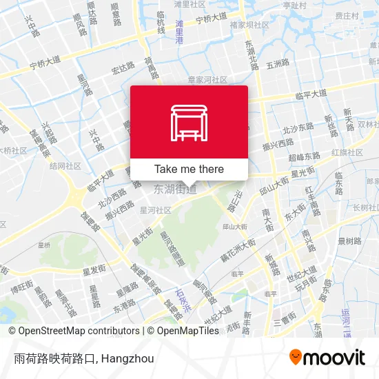 雨荷路映荷路口 map