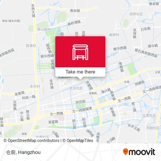 仓前 map