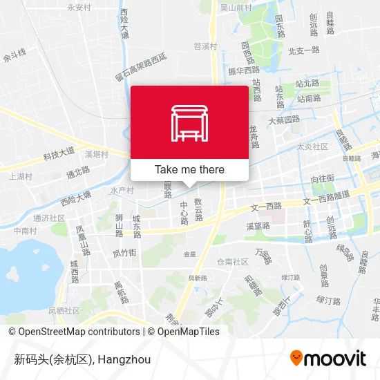 新码头(余杭区) map