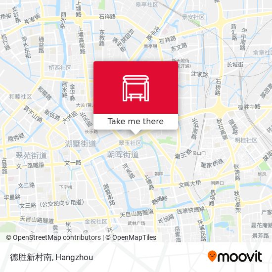 德胜新村南 map