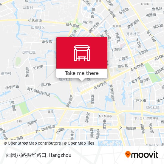 西园八路振华路口 map