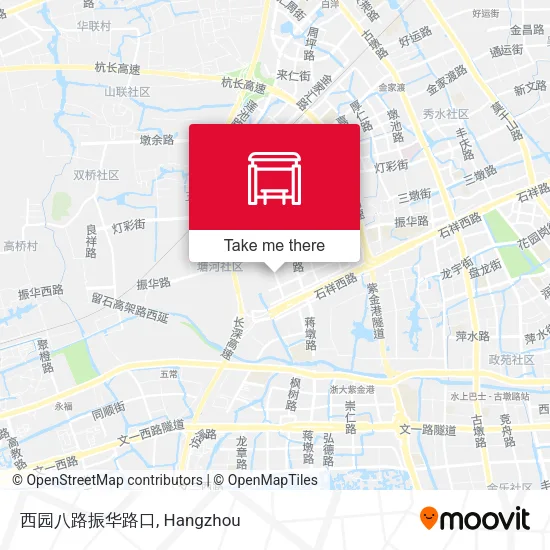 西园八路振华路口 map