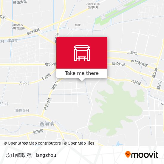 坎山镇政府 map