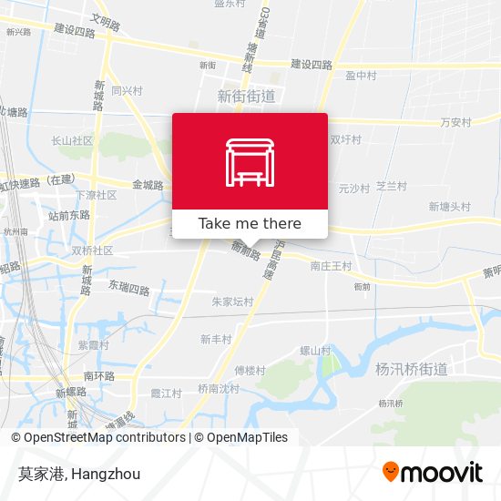 莫家港 map