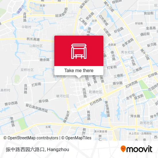 振中路西园六路口 map