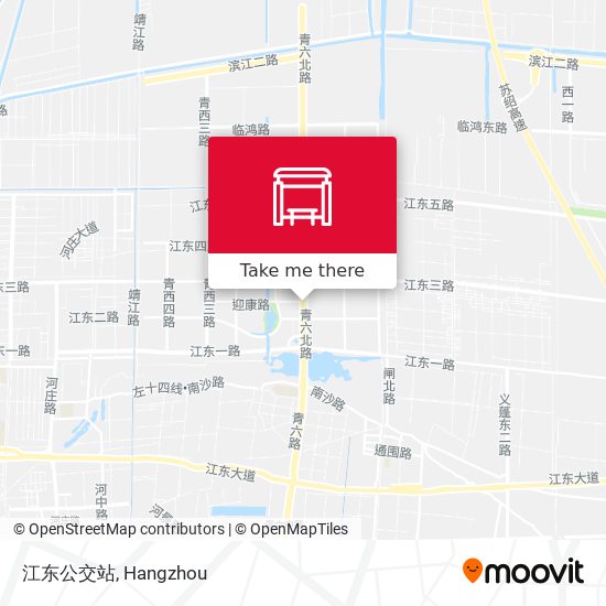 江东公交站 map