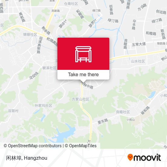 闲林埠 map