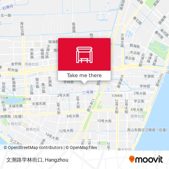 文溯路学林街口 map