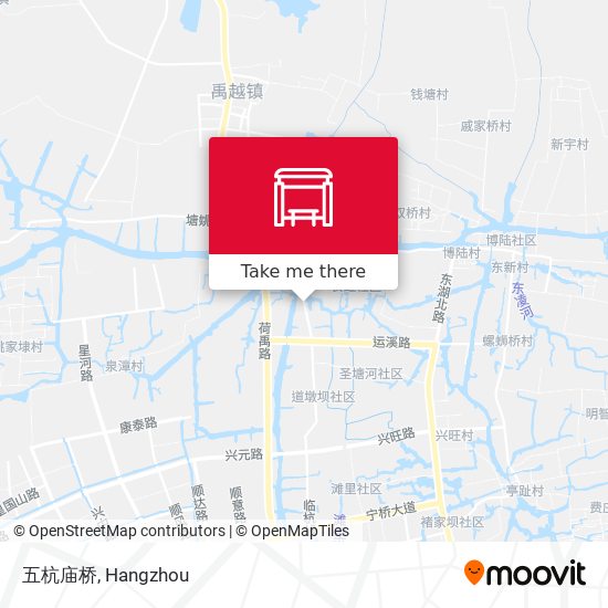 五杭庙桥 map