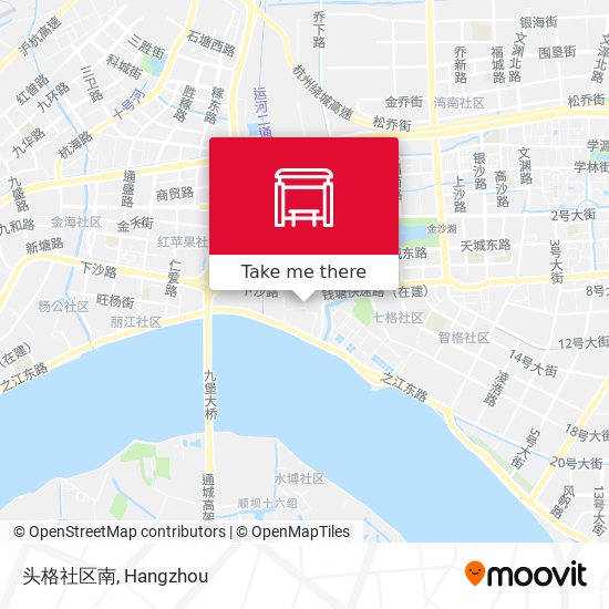 头格社区南 map