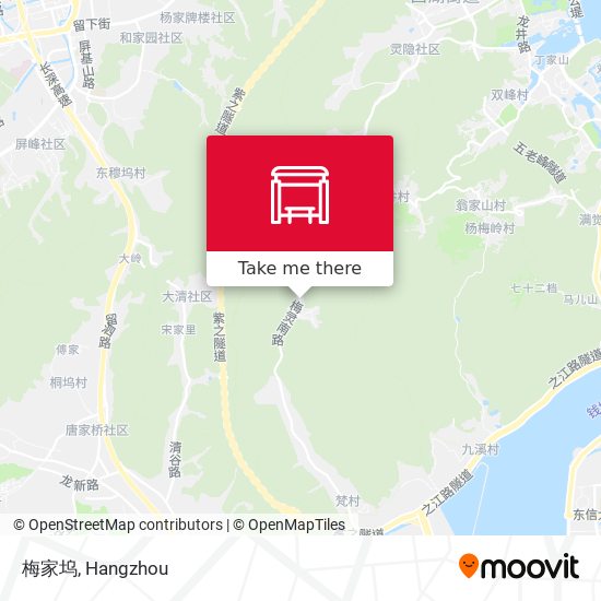 梅家坞 map