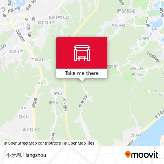 小牙坞 map