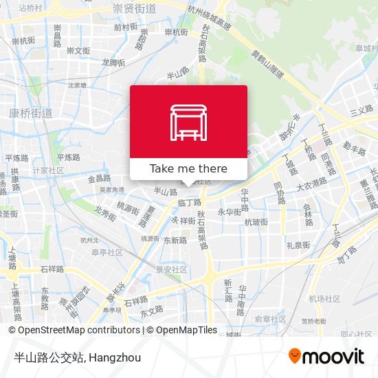半山路公交站 map
