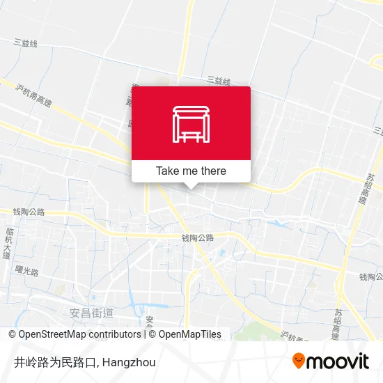 井岭路为民路口 map