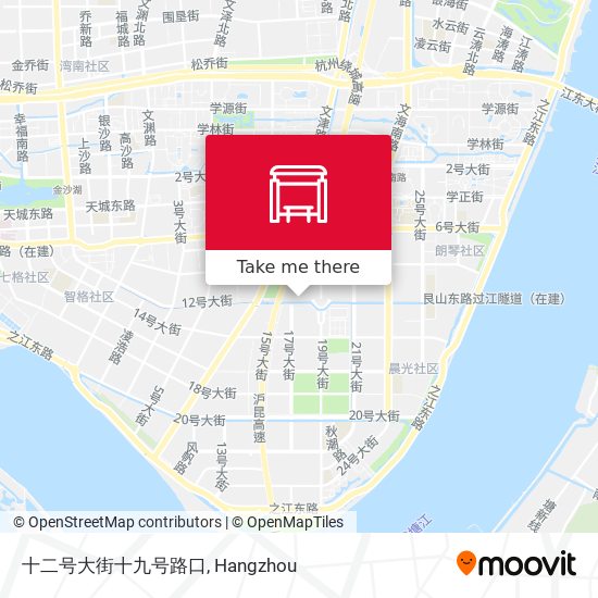 十二号大街十九号路口 map