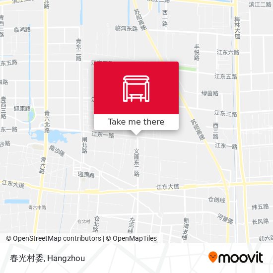 春光村委 map