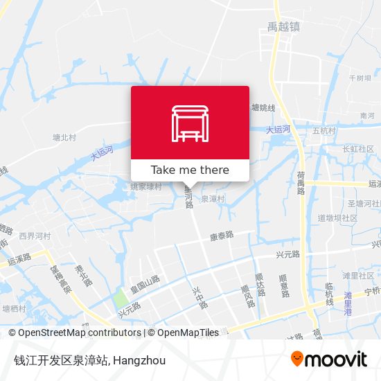 钱江开发区泉漳站 map