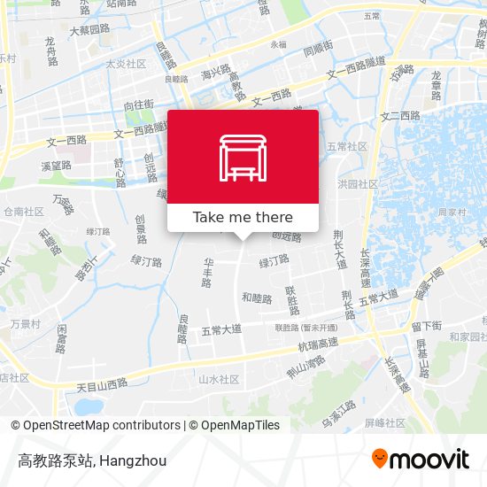 高教路泵站 map