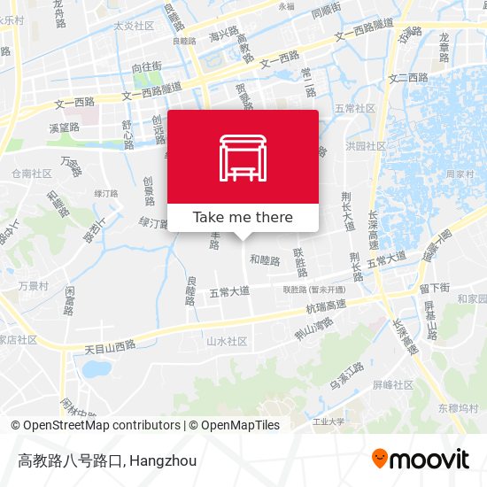 高教路八号路口 map