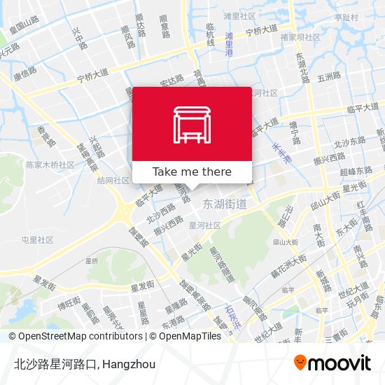 北沙路星河路口 map