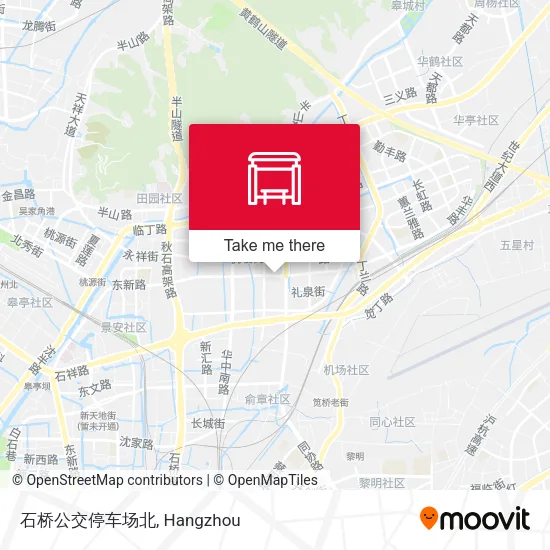 石桥公交停车场北 map