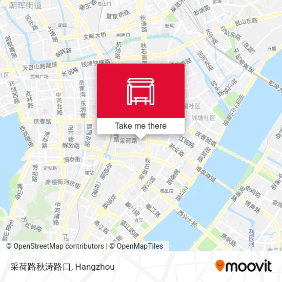 采荷路秋涛路口 map