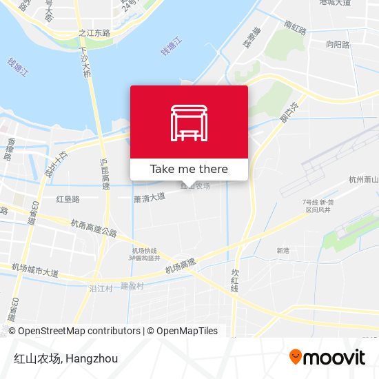 红山农场 map
