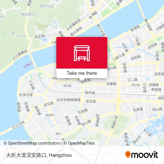 火炬大道滨安路口 map