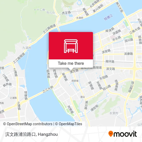 滨文路浦沿路口 map