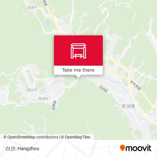 白沙 map