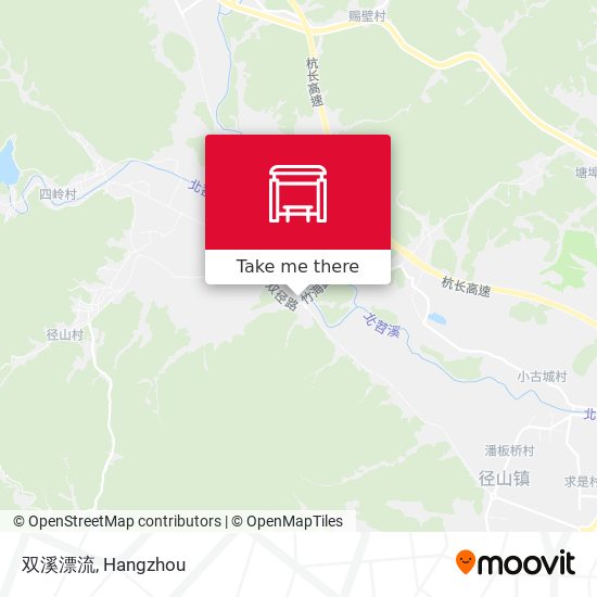双溪漂流 map