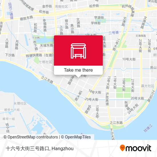 十六号大街三号路口 map